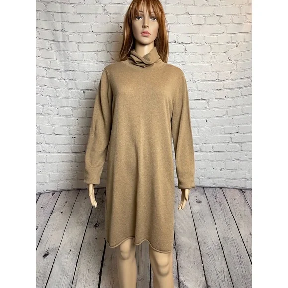 n:PHILANTHROPY | Dresses | New Nphilanthropy Turtleneck Sweater Laceup Back  Wool Dress Size L | Poshmark